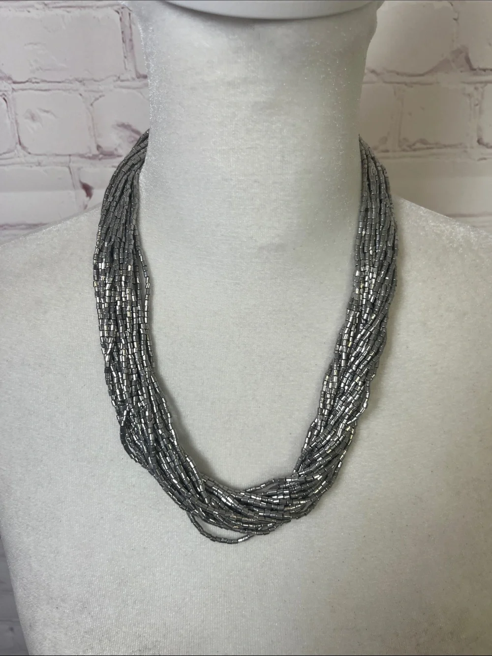TWO Beaded Statement Necklaces